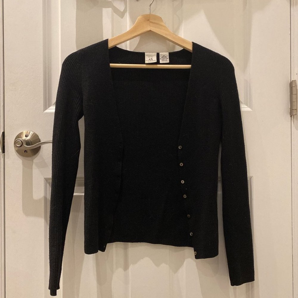SOLD ON MERCARI Armani Exchange ButtonUp Cardigan